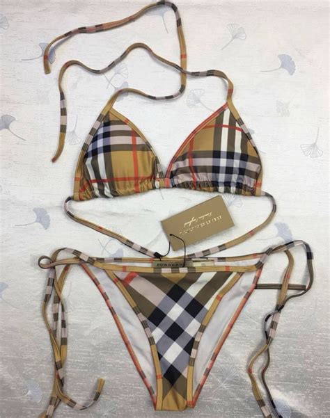 burberry swimsuit sale|burberry dupe bikini.